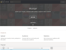 Tablet Screenshot of musiqar.com